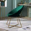 Fauteuil d'appoint en velours-1322290641