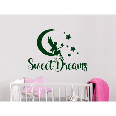 Décalcomanie murale lune rêves