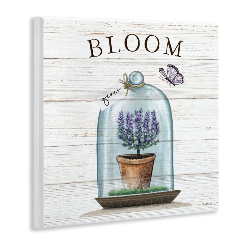 Plaque murale Cottage Bloom, en pot Bell, design par Elizabeth Tyndall