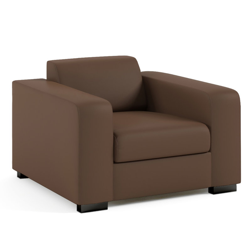 Bjoern Upholstered Armchair, Brown