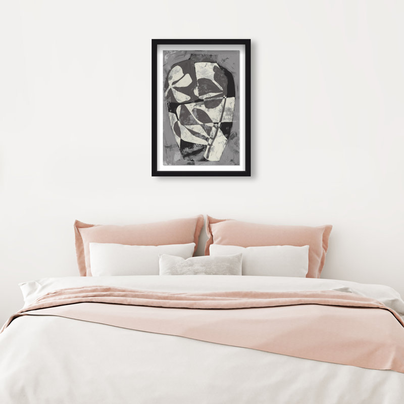 Minimalist Vase II Print by Oliver Gal, 37.5"H x 25.5"W, Black Shadowbox