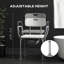31 Chaise de douche avec dossier et accoudoirs pour personnes âgées et pour personnes à mobilité réduite, réglable en hauteur, antidérapante, siège large blanc - siège de toilette, réglable