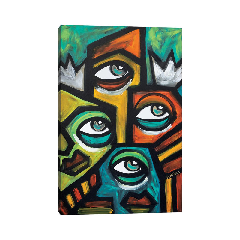 Surf by Akaimi The Artist - Wrapped Canvas Print, 20.32 cm H x 30.48 cm W
