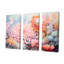 «Pink Anemone Symphony - Coastal Coral Under Water», art mural sur toile-107734765-107734766