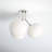 Alex Glass Semi Flush Mount-531614073