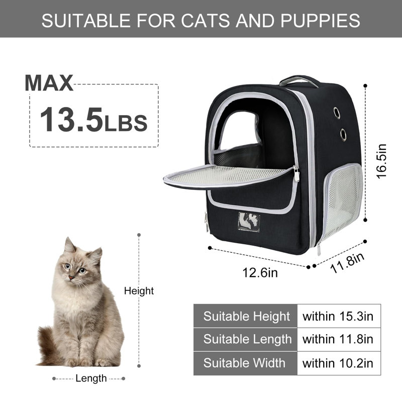 Pet Carrier, Black