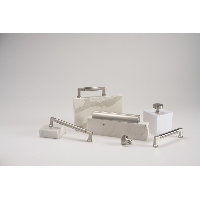 Parkview Collection Handle Pull - Cabinet - Transitional Hardware for Drawers & Cabinets, 8-13/16", Satin Nickel