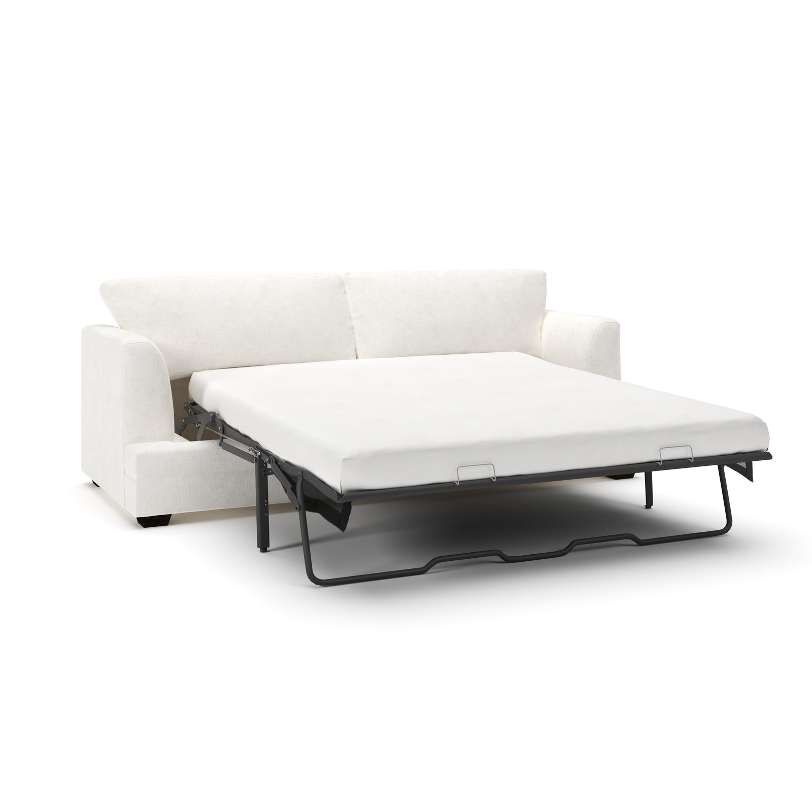 Edan 92'' Sleeper Sofa, Bevin Natural Linen Blend