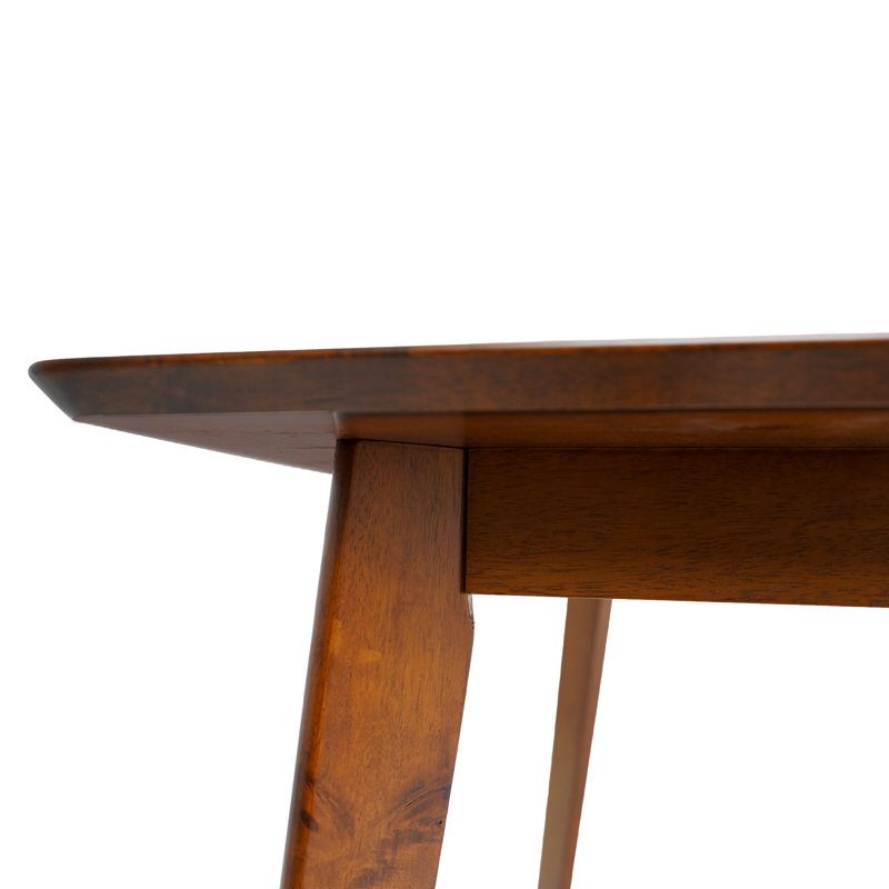 Casswell Solid Wood Rectangular Dining Table, 29.5" H x 59" L x 35.4" W