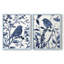 «Bluebird Silhouette I», reproduction encadrée de qualité supérieure - prête à être accrochée - aucun clou requis - aucun clou requis-1378421470-1378421443