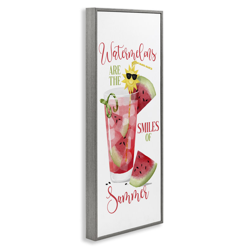  «Summer Watermelon Sentiment», impression numérique sur toile par Deane Beesley, Estampe numérique Farmhouse