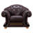 Italian Leather Sofa Set In Grey
