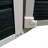 8X4ft Outdoor Resin Garden Shed With Floor And 2 Windows, Plastic Patio Outdoor Storage Shed With Lockable Door-118091644