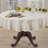 Solid Textured Tablecloth with Clean Drape, Minimal Decorative Edge, and Versatile Styling for Dining and Entertaining, 60"-1028910149-1028910141