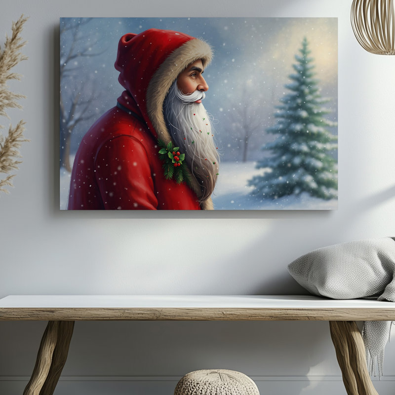 Reproduction d'art sur toile, "Hiver", H 11 po x l 14 po