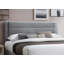 Lit plateforme moderne en velours côtelé avec rangement sous le lit