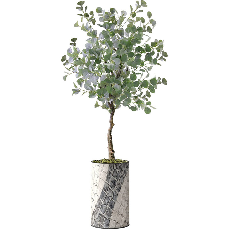 Eucalyptus artificiel en pot