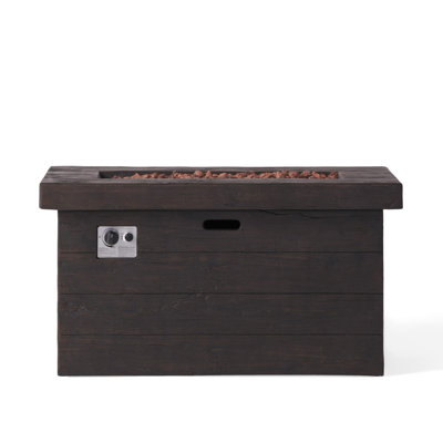 CUSTER 45'RECTANGULAR  MGO FIRE PIT  - 50,000 BTU