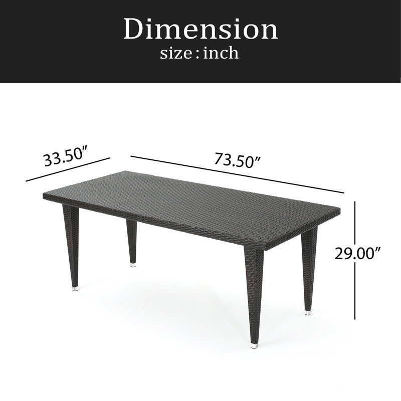 33 * 75 RECT TABLE - PVC