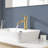 Topcraft Modern Single Handle Bathroom Sink Faucet Brushed Gold-90655415