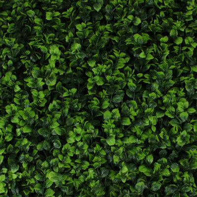 Panneaux de verdure India Aster protégés contre les rayons UV pour l'extérieur. Panneaux de 20 po x 20 po (ensemble de 4)