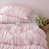 Rose / rayures larges blanches est en rupture de stock