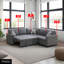 83" Wide Extendable Sectional Sofa Bed