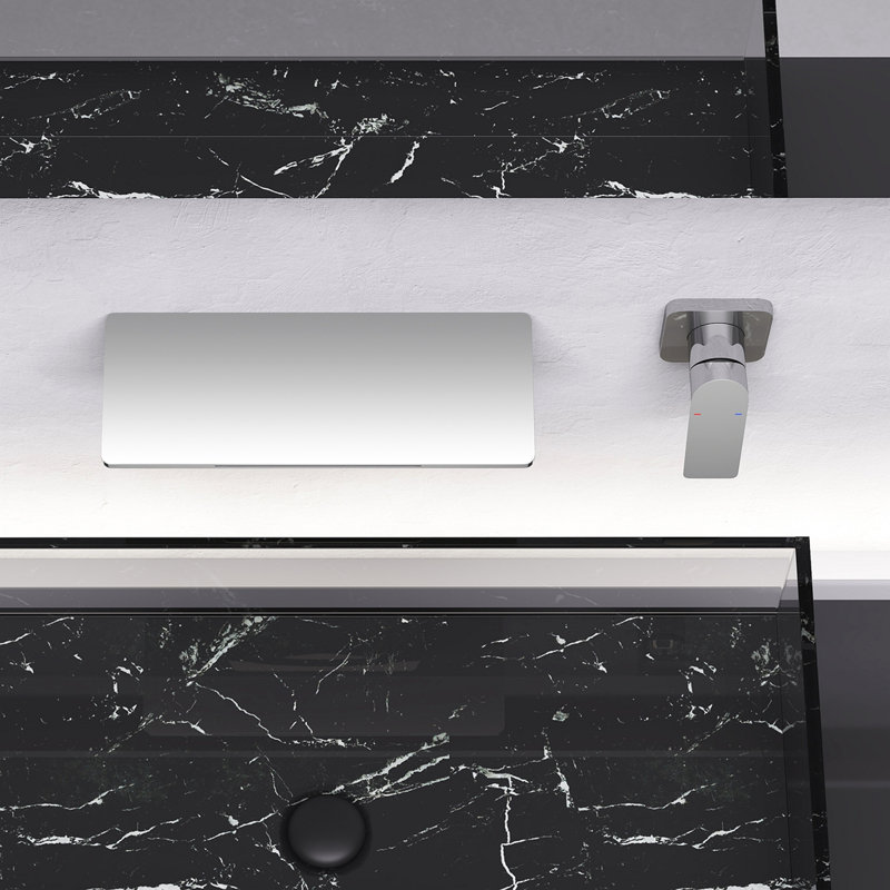 Waterfall Bathroom Sink Faucet, Chrome