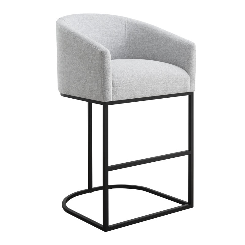 Tabouret de bar et de comptoir autrichien, Tabouret de bar (siège d'une hauteur de 29,9 po), gris