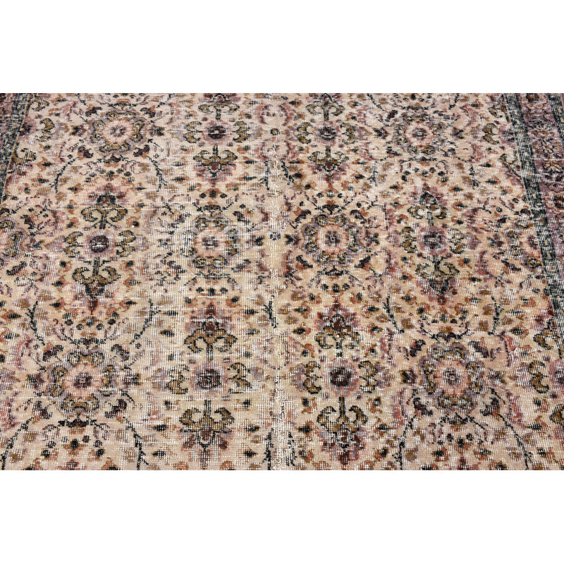 Tapis beige en laine Classic Patchwork 44,9 x 66,9 po
