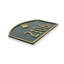 Enseigne d’adresse pour pelouse sur 2 lignes Fleur de Lis-199565178-199565164