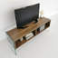 Trotwood TV Unit White 120 Cm Tv400 - Transparent & White-1502863590