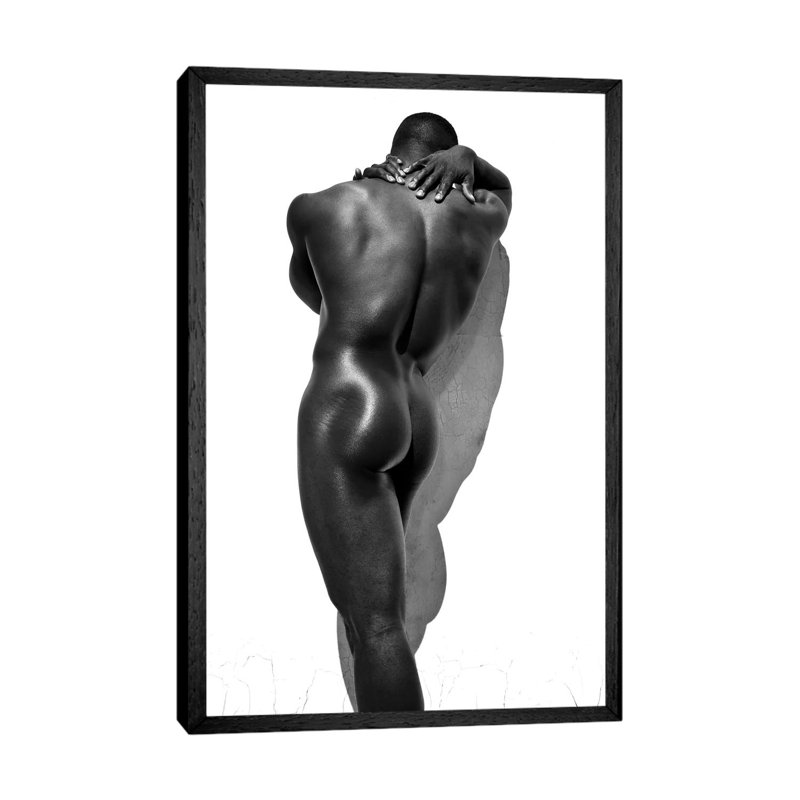 Brandens Back by Gregory Prescott - Floater Frame Rectangle Print on Canvas, 101.6 cm H x 66.04 cm W, Black Framed