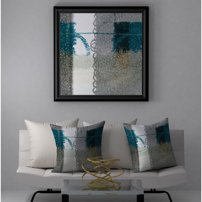 Housse de coussin carrée/insert, 20 po X 20 po