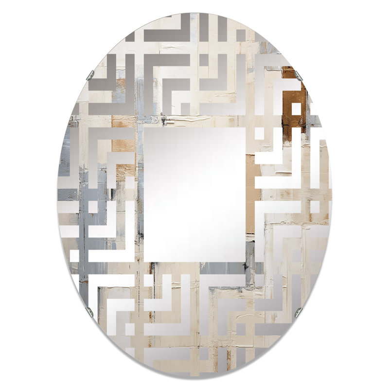 Oval Mirror, 35.4" x 23.6"