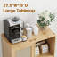 Armoire d'appoint en rotin avec tablettes réglables-951534707