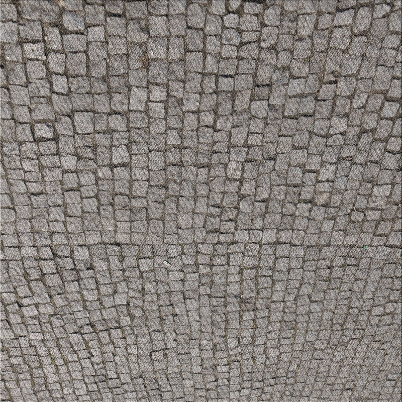 Tapis gris tissé à la machine, Rectangle 7 pi x 9 pi