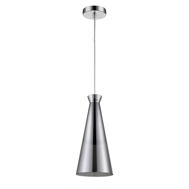 Marine 1 - Light Cone Pendant, Smoked Grey