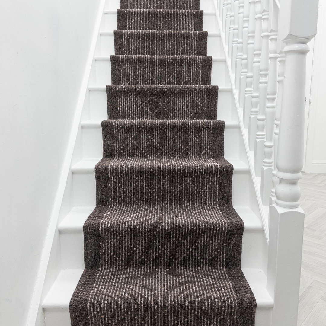 Boulevard Brown Stair Runner – Hardwearing, Non-Slip & Durable Carpet for Stairs & Staircases, Multiple Lengths