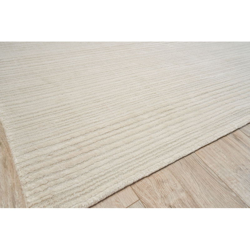 Rossini Striped Area Rug in Ivory, Rectangle 8' x 10'