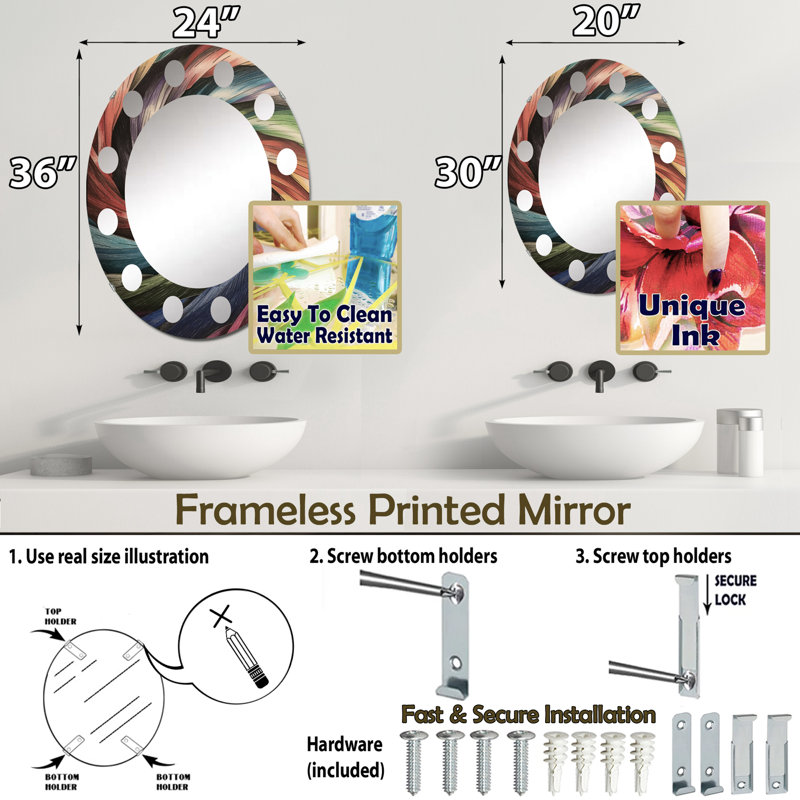 Miroir Werngard, 30 po x 20 po