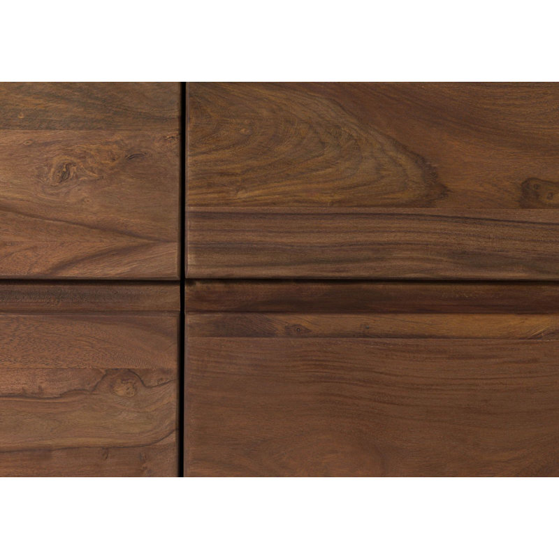 Toronto Solid Wood Wardrobe, Natural / Unfinished
