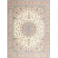 Tapis beige / gris en laine Jaylene-947925560