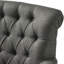 Fauteuil club gris foncé avec tissu, 33,45 po Largeur, hauteur 37,21 po, chaise en tissu 33,74 po, décoration élégante, profondeur, hauteur