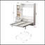 Lit escamotable vertical pleine grandeur avec tablette et tiroirs pour chambre à coucher ou chambre d'amis Morden Design-2067114767