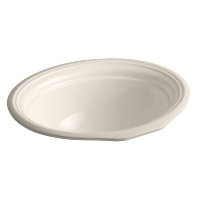 Devonshire Ceramic Oval Undermount Bathroom Sink with Overflow