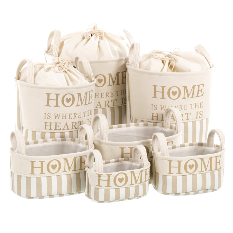 August Grove Fabric Decorative Basket