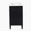 Meuble-lavabo moderne de 30 po avec lavabo supérieur, 2 tiroirs, tiroir basculant et tablette réglable pour un rangement efficace-407717414