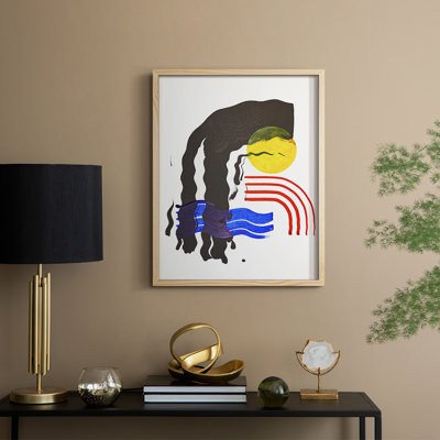 Shifting I Framed Print - Solid Wood