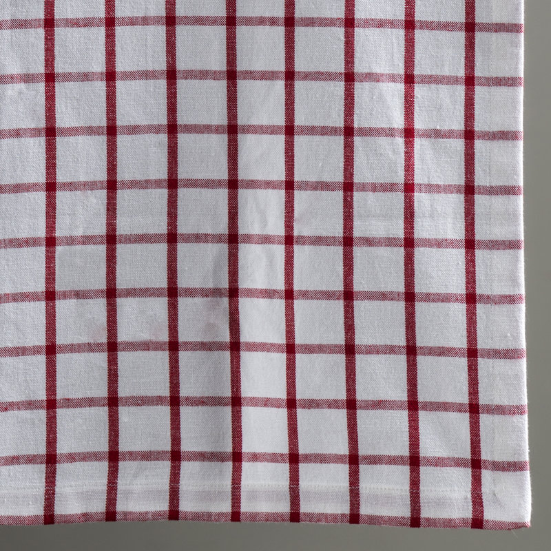 Checkered 100% Cotton Table Runner, Samba